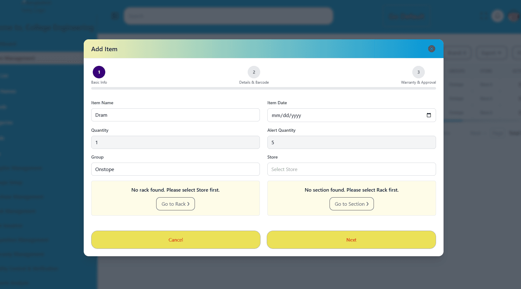 Inventory Management System screenshot 3