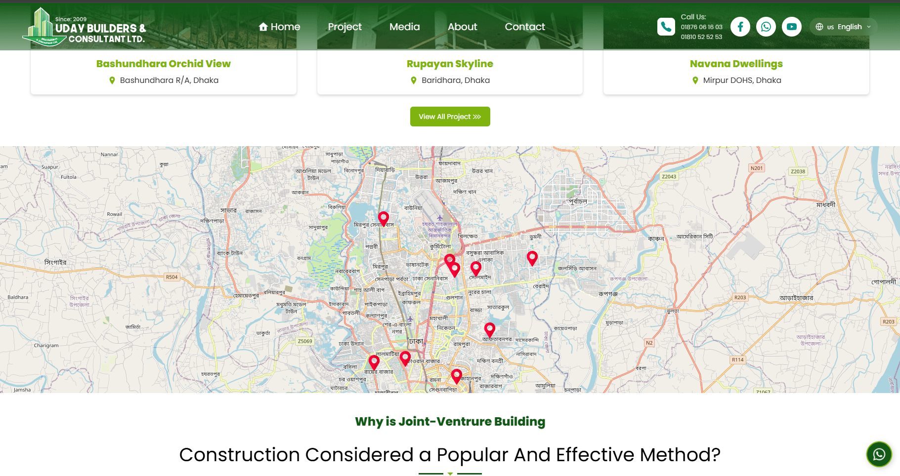 Uday Builders Portfolio screenshot 2