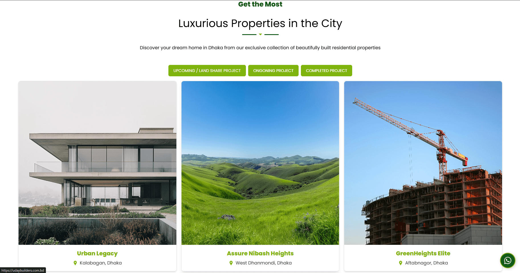 Uday Builders Portfolio screenshot 3